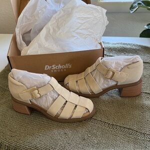 Dr. Scholl's Women's Cream Fisherman Style Heels